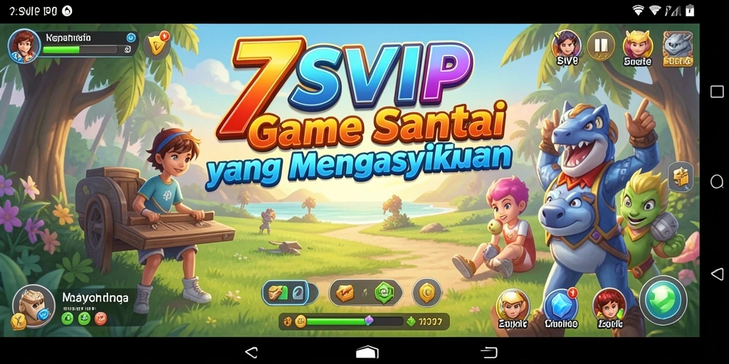 Tampilan gameplay seru dan colorful dari 7SVIP.