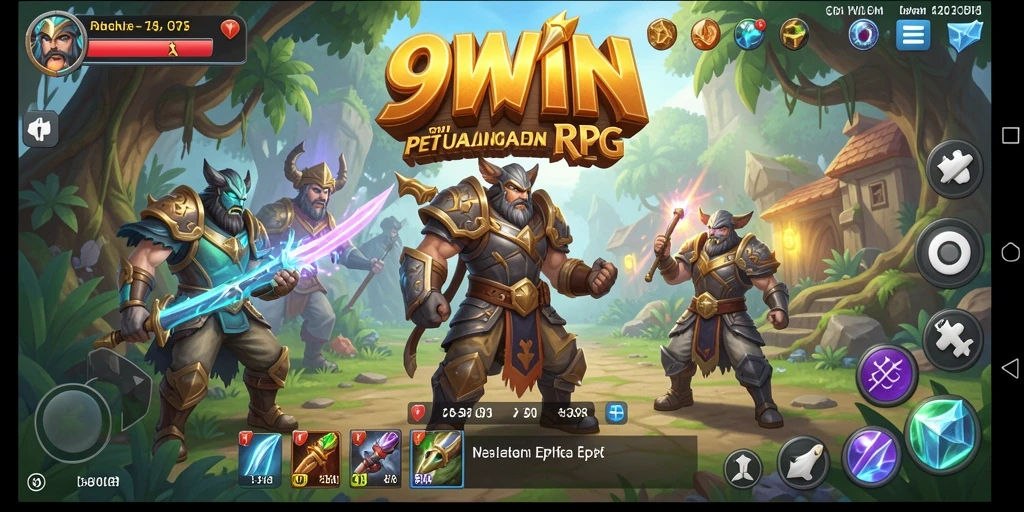 Tampilan gameplay RPG yang menawan dan mendebarkan di 9WIN.