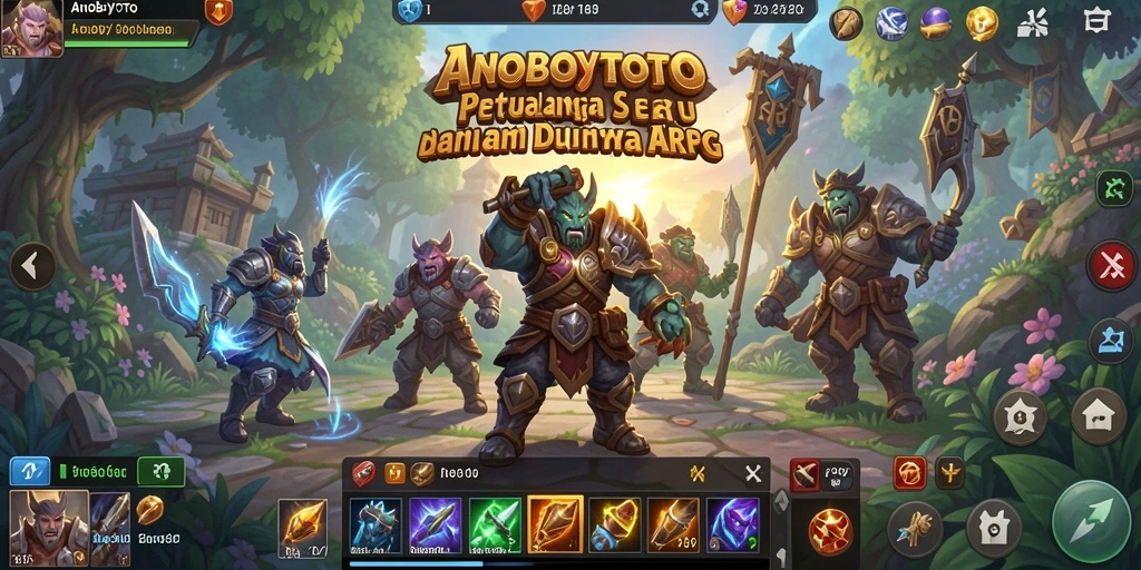 Tampilan gameplay seru dalam ANOBOYTOTO yang menampilkan pertarungan epik.