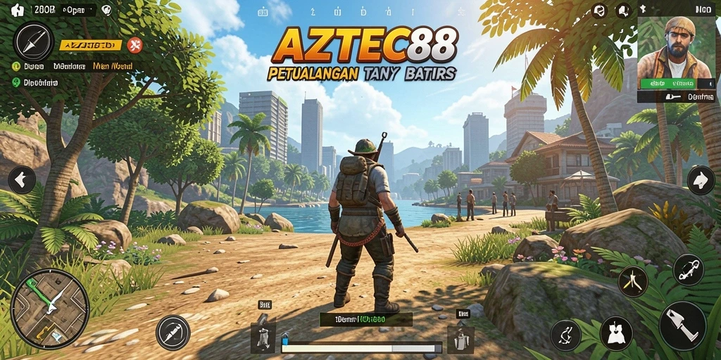 Gameplay AZTEC88 yang menakjubkan di dunia Open World.