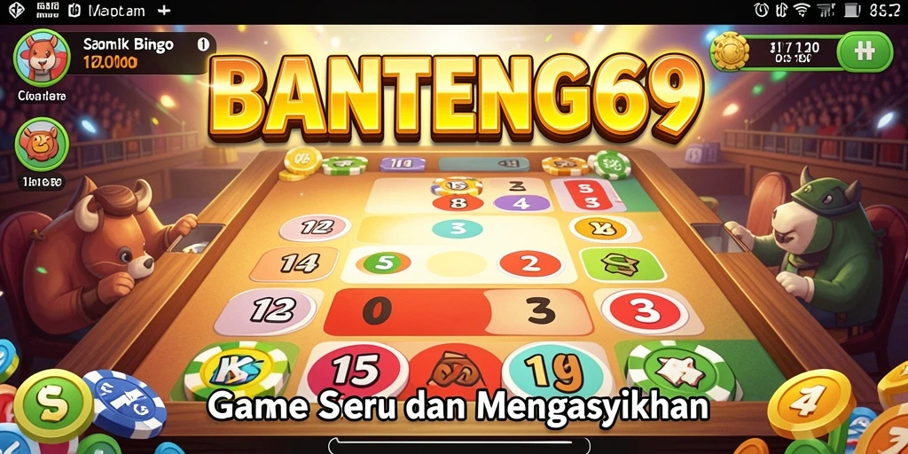 Tampilan gameplay BANTENG69 yang menarik dan interaktif.