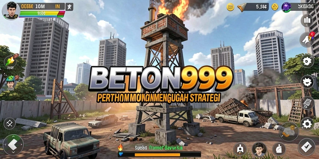 Tampilan gameplay seru dari BETON999 yang menantang strategi.