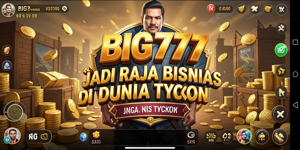 Tampilan gameplay BIG777 yang menampilkan manajemen bisnis yang seru.
