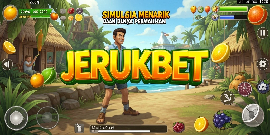 Tampilan menarik dari gameplay JERUKBET yang interaktif.