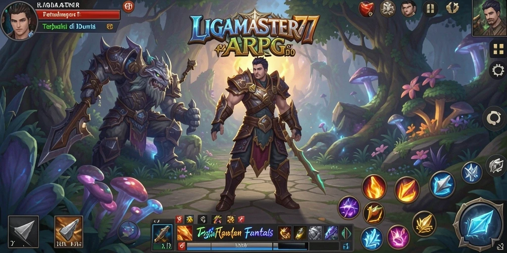 Tampilan gameplay seru dengan aksi pertarungan yang dinamis.