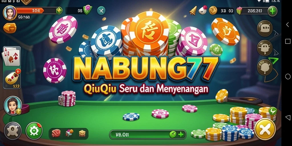 Tampilan gameplay QiuQiu yang menarik dan adiktif.