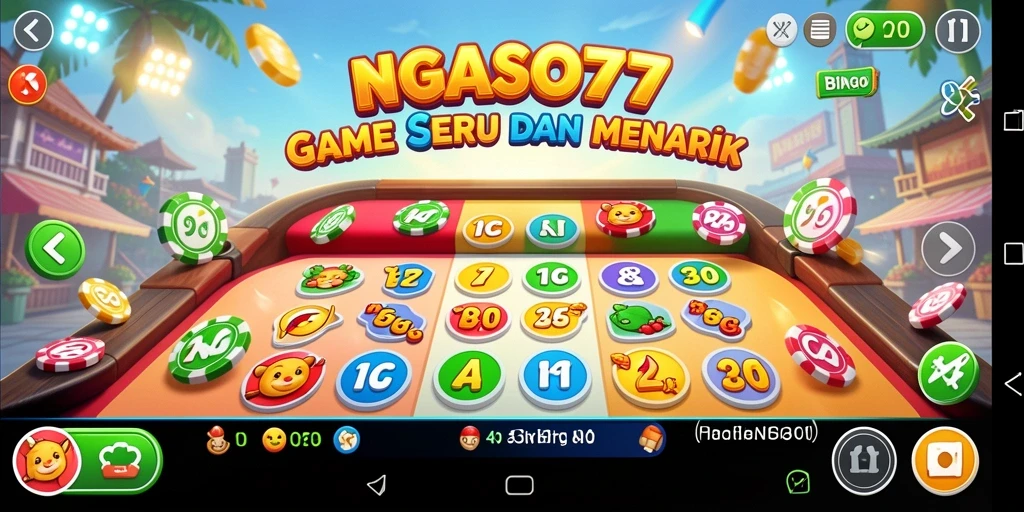 Tampilan gameplay Bingo yang menarik di NGASO77.
