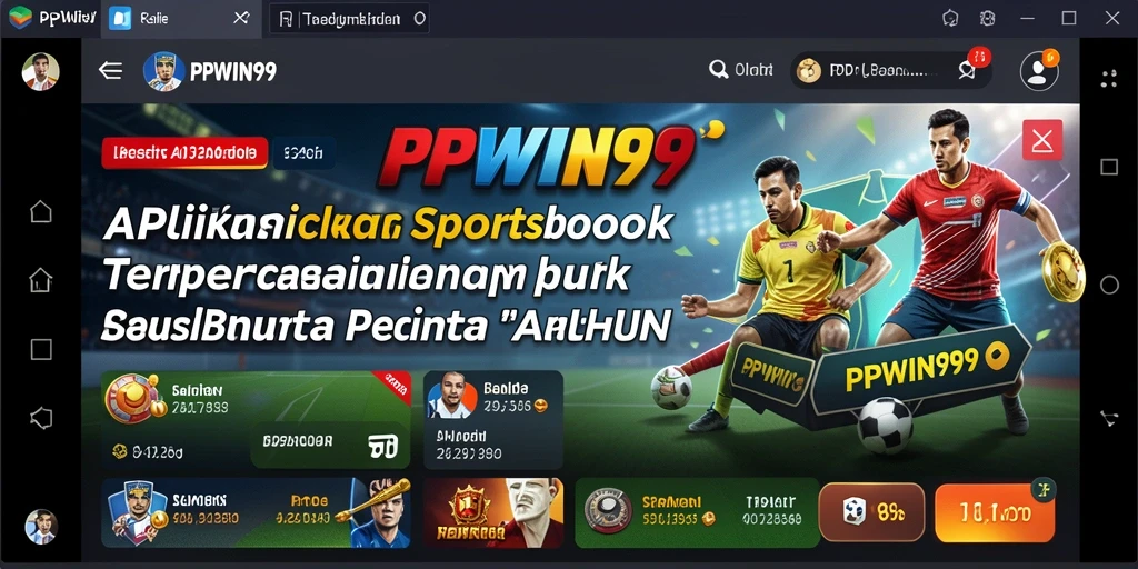 Tampilan menarik dari gameplay taruhan olahraga di PPWIN99.