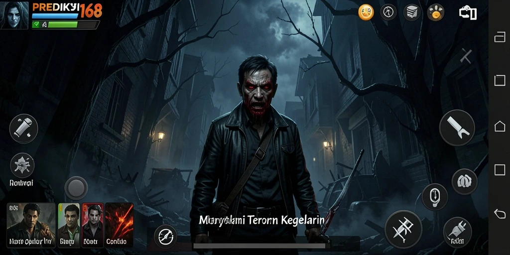 Screenshot menunjukkan momen menegangkan dalam gameplay PREDIKSI168.