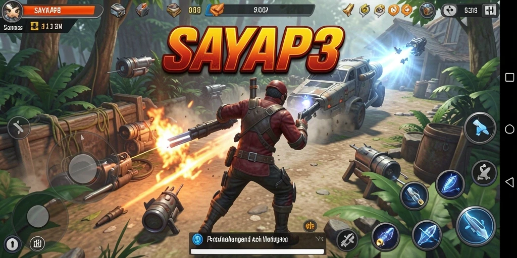 Tangkapan layar menunjukkan aksi mendebarkan dalam SAYAP33.